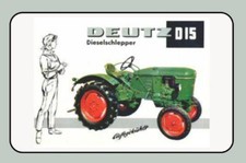 Blechschild 30x40 deutz 15 - deutz, d