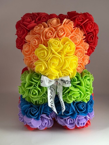 Rosenbär bär regenbogen aus - rosenbär,