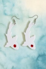 Koi Ohrringe Hänge Schmuck Fisch Japan Kawaii￼