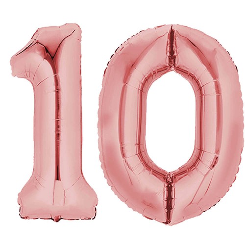 Folienballon rosegold - folienballon, 80