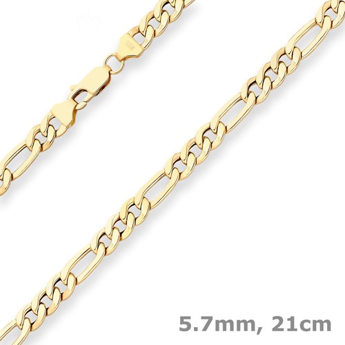 7mm armband figarokette - armband,