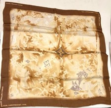 Louis Vuitton Schal Monogramm Muster 20. Chiffon Stola