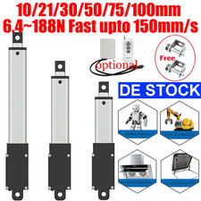 12V Micro Mini Linearmotor 32N 64N 96N 188N Linearantrieb Elektrischer 10~100MM
