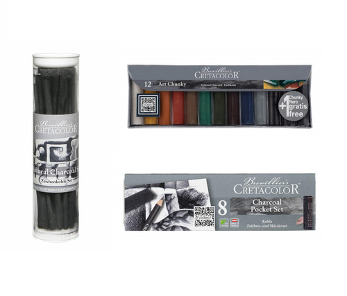 Cretacolor kohle sets - kohle,