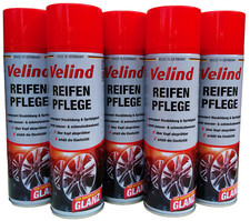 (11,99€/L) 5x 500 ml Velind Reifenpfleger Reifenglanz 2,5 Liter Gummipflegespray