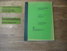 Kreidler K54 RS Mustang Ersatzteilliste - hab ich mal aufm Oldtimermarkt gekauft