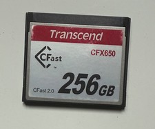 Transcend CFX650 CFast-Karte 256 GB CFast 2.0 gebraucht
