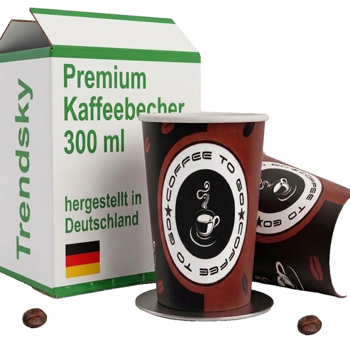 Kaffeebecher 1000 hartpapier - x,