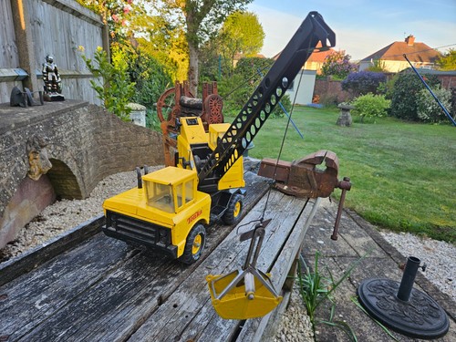 Tonka mighty crane truck - crane,