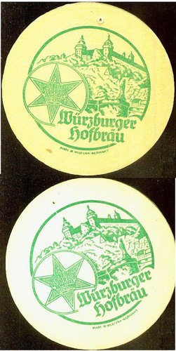 Bierdeckel würzburger - bierdeckel,