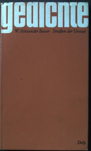 Strassen der unrast - strassen,