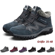 Winterschuhe Herren Damen Warm Gefütterte Winter Schneestiefel Wanderhalbschuhe