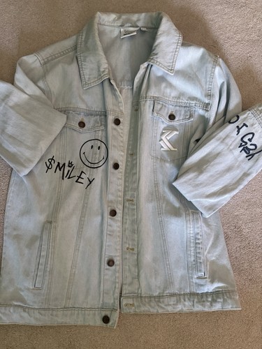 Jeansjacke smiley retro - jeansjacke,