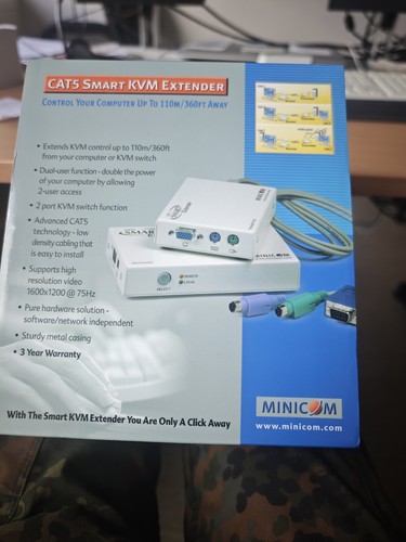 Minicom cat5 smart kvm - cat5,