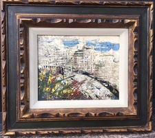 Raymond Dominique Ernandes"Sfax" Sign.Straßenszene,Abstrakt,Expressiv,Paris,1965