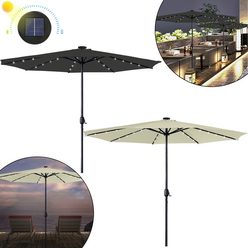 Led sonnenschirm 350cm - sonnenschirm,