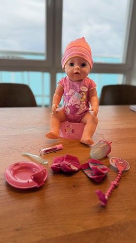 Original baby born puppe - born, mit