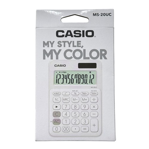 Casio tischrechner 20uc we - tischrechner, ms-20uc-we