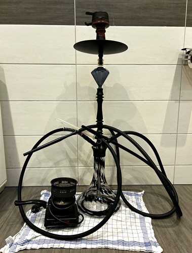Shisha mit glasbowl - shisha, glasbowl,
