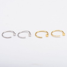 Runde Ohrhänger Nagel