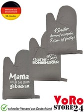 Ofenhandschuh mit Spruch