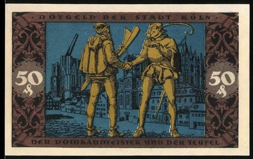 Notgeld köln 1922 50 - notgeld,