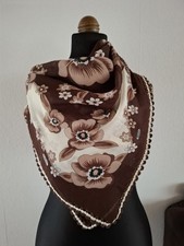 Halstuch- Vierecktuch braun