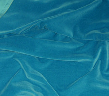 Blauer Samt Kleiderstoff