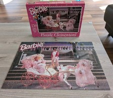 Barbie + Ken Puzzle 250 Teile Clementoni Pferde Kutsche 90er Vintage Retro 29160