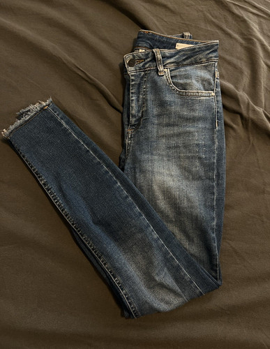 Only damen skinny jeans blau - only,