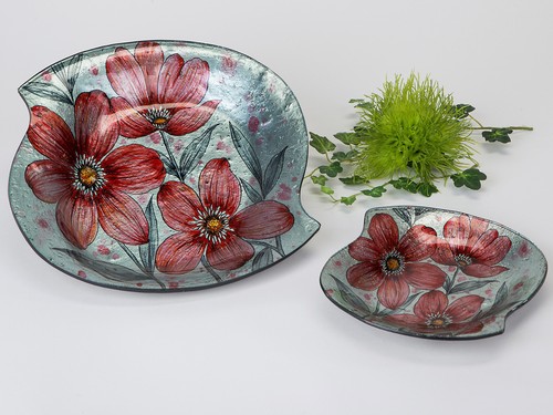 Teller glas deko schale - glas,