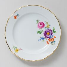 Meissen Teller Bunte Blume Bukett schräg 18 cm 1. Wahl unbeschädigt