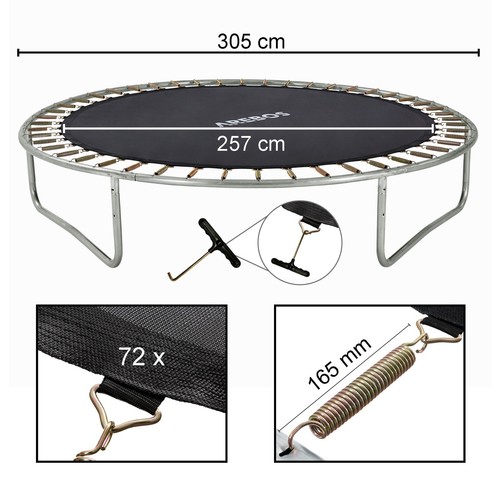 Arebos sprungmatte 257 cm - sprungmatte,