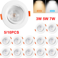 5/10x LED Spot Einbaustrahler