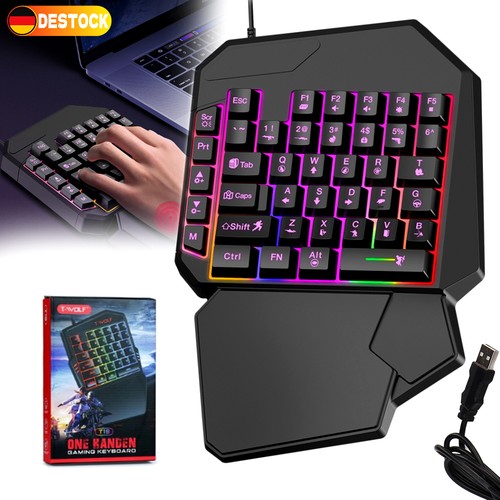 Mini rgb gaming tastatur - rgb,