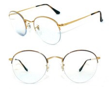 RAY BAN BRILLE GOLD HALBRAND