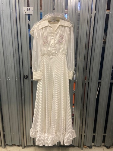 Weißes vintage brautkleid - weißes,
