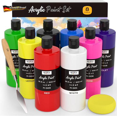 Acrylfarben set farben - set, 8