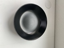 1x Ikea schwarze matte runde