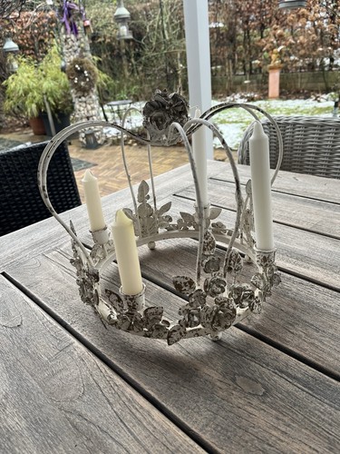 Kerzenleuchter shabby white - shabby,