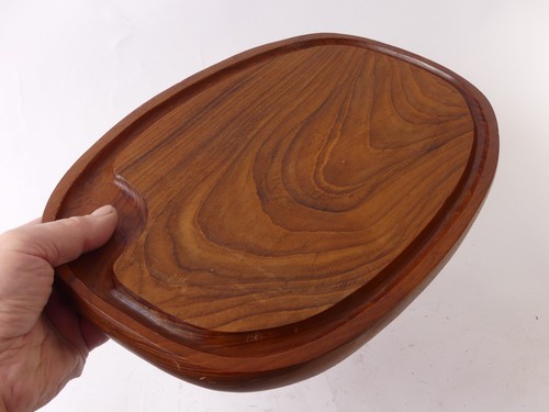 Vintage teakholz schneidebrett - vintage,