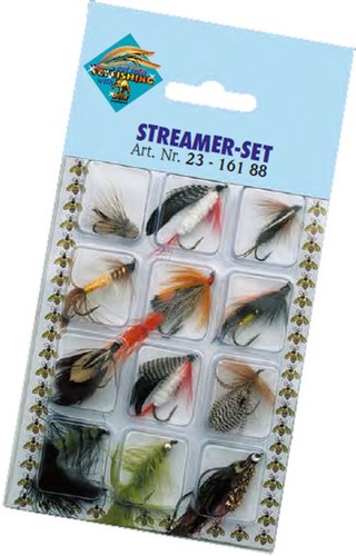 Streamer set fliegenset - set,