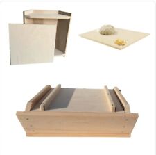 Sizilianische Maidda, Teigwanne, Maida aus Massivholz mit Deckel Ablage