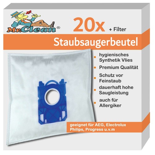 Clean staubsaugerbeutel - 20,