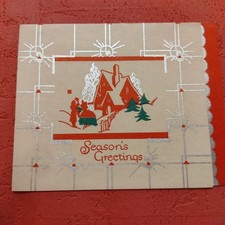 Weihnachtskarte - Neues Jahr - USA - Amerika - 1934 - Antik