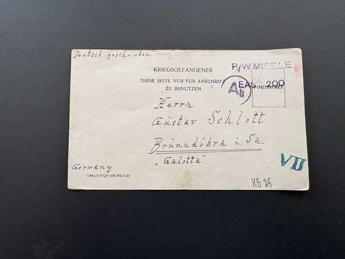Kriegsgefangenen karte wk - kriegsgefangenen-karte,