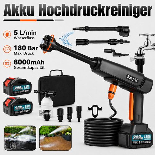 Akku hochdruckreiniger 21v - hochdruckreiniger,