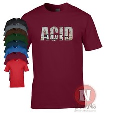 ACID TB303 T-Shirt House Musik T-Shirt Club Old School DJ Rave Bassline 