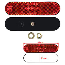 1 x Motorrad Mini Reflektor Kennzeichenhalter Rückstrahler mit Zulassung R1