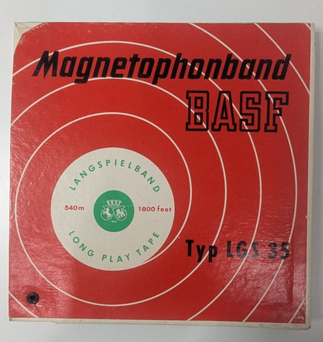 Basf magnetophonband typ - basf, lgs
